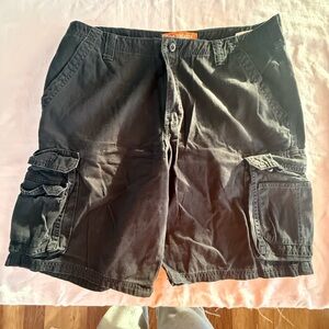 Lee Dungarees Men's Dark Cargo Shorts